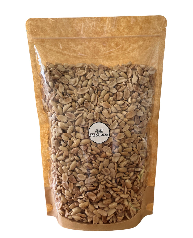 Sabor Maní Cacahuate Tostado Entero 1kg | Sin Sal, Sin Aceite | Cultivado en Sinaloa | Snack Natural Alto en Proteína