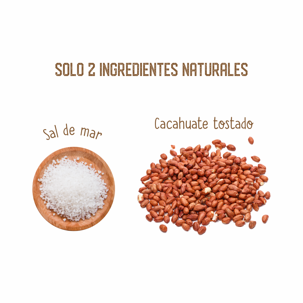 SABOR MANÍ 2-Pack Crema de cacahuate 100% Natural 1.54kg