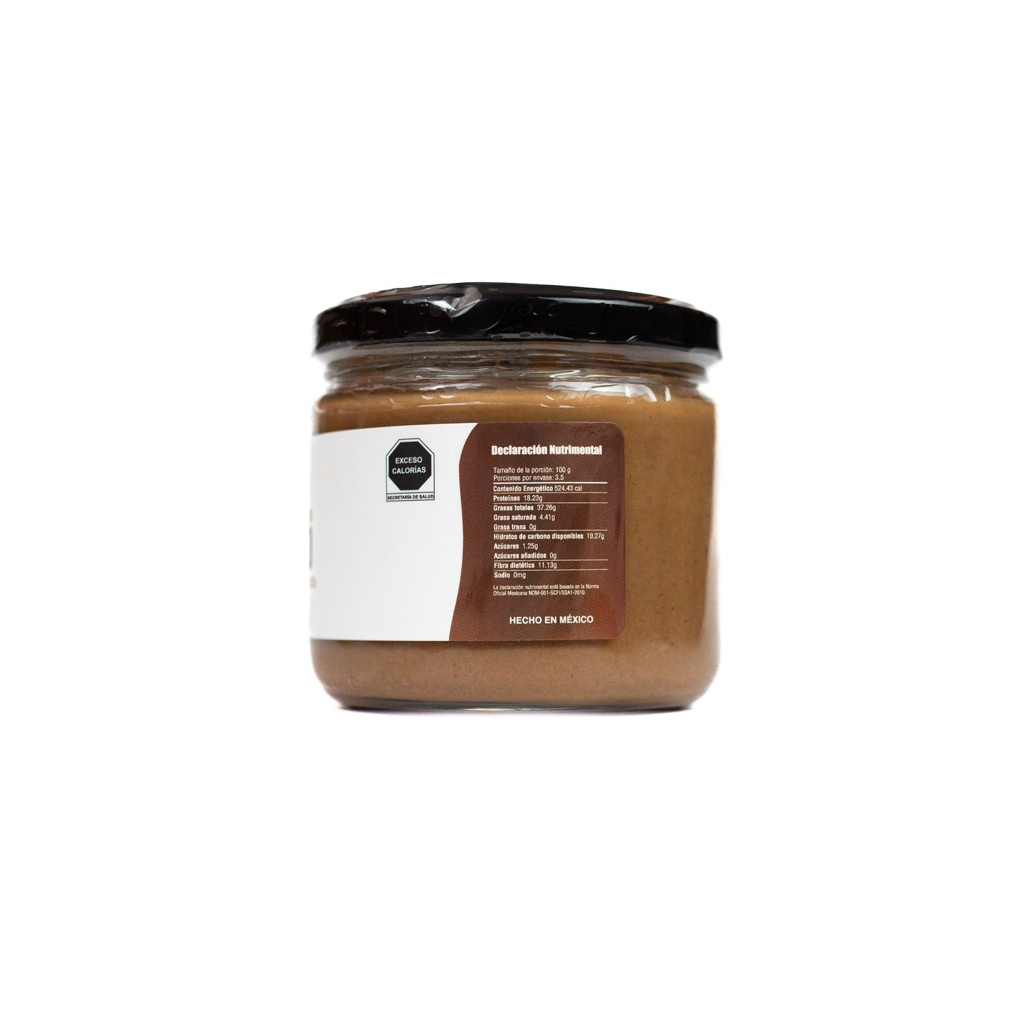 Crema de cacahuate natural con cacao 350g
