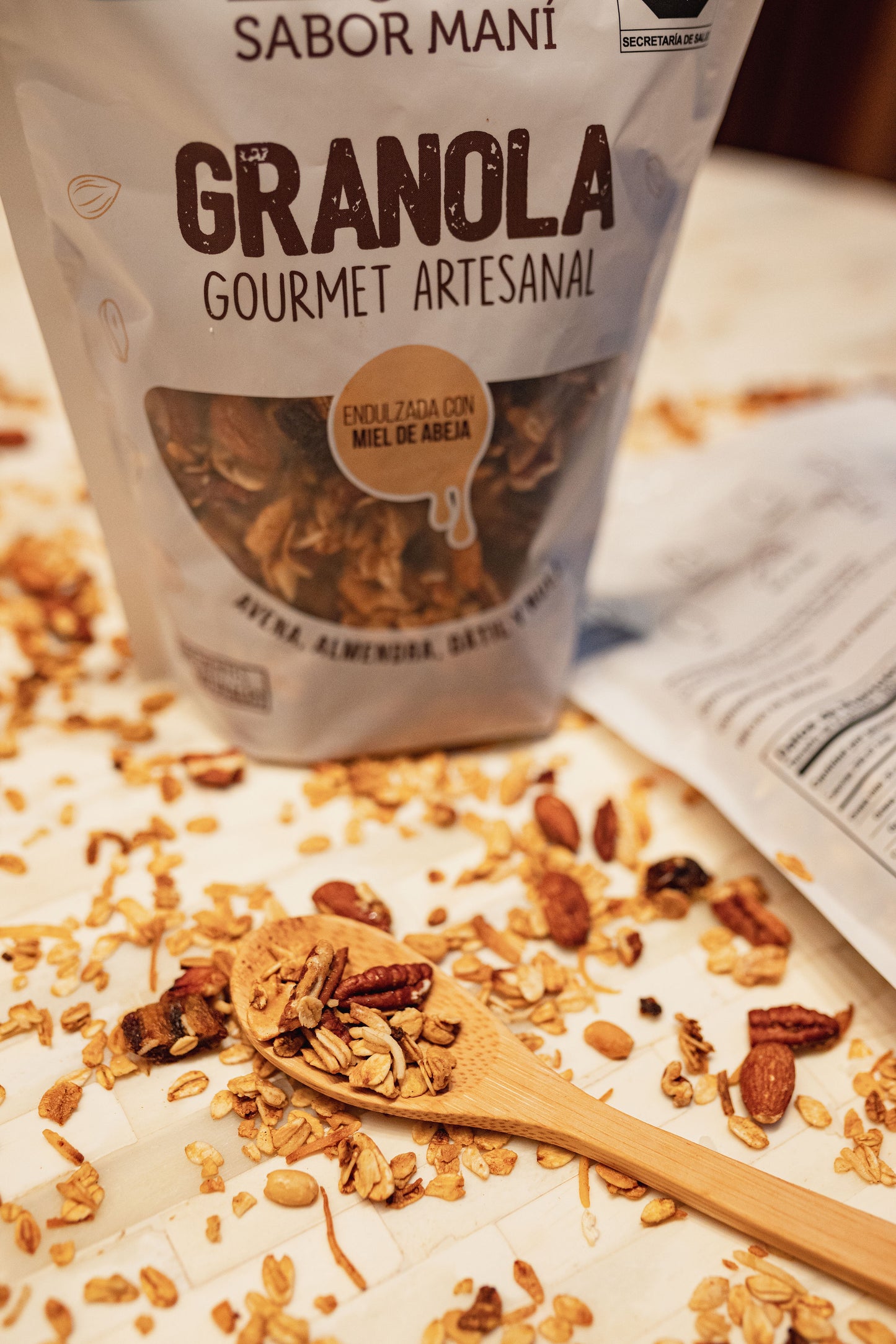 Granola Gourmet Artesanal horneada a la leña 100% Natural 350g