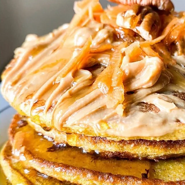 Healthy Carrot Pancakes🥕🥞 by Pasatelareceta