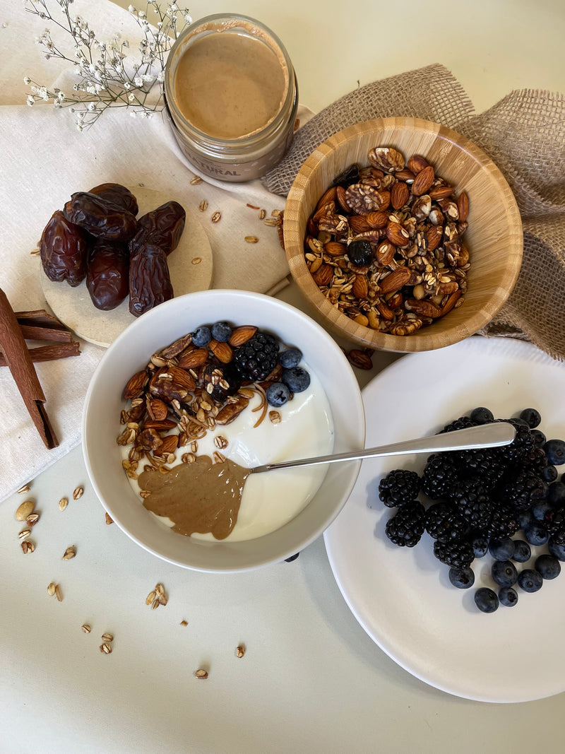 Sabor Maní Granola Artesanal Horneada a la Leña 350g | Con Nuez, Almendra, Cacahuate, Dátil y Coco | 100% Natural Sin Conservadores