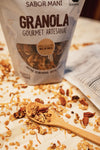 Sabor Maní Granola Artesanal Horneada a la Leña 350g | Con Nuez, Almendra, Cacahuate, Dátil y Coco | 100% Natural Sin Conservadores